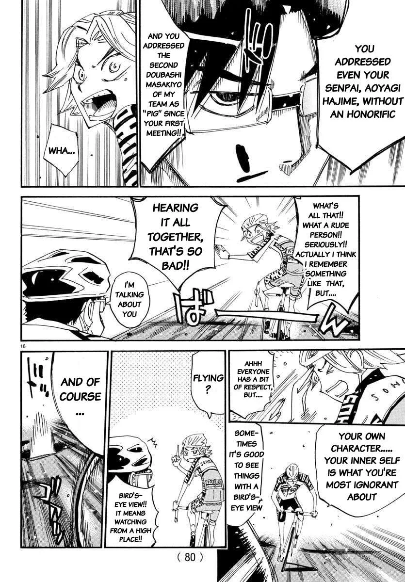 Yowamushi Pedal Chapter 618 page 16