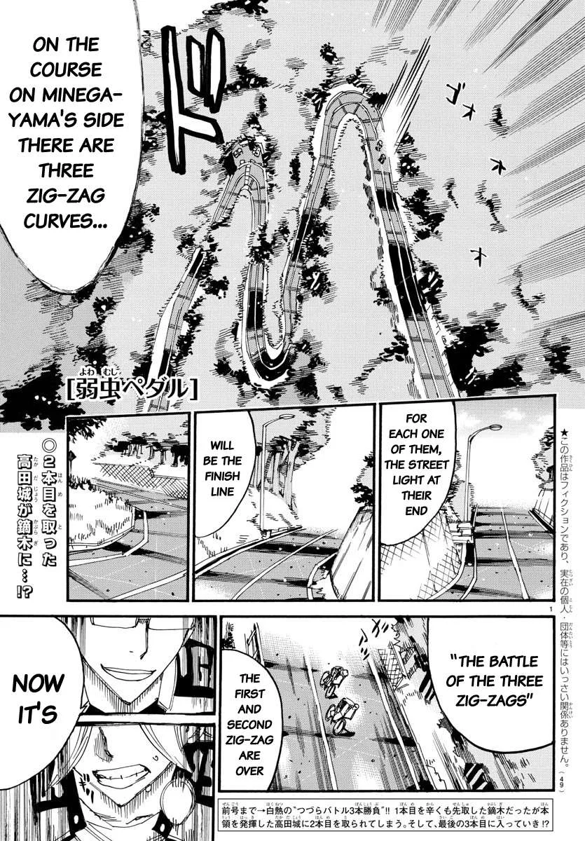 Yowamushi Pedal Chapter 621 page 1