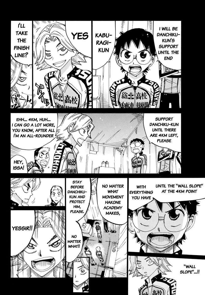 Yowamushi Pedal Chapter 621 page 16