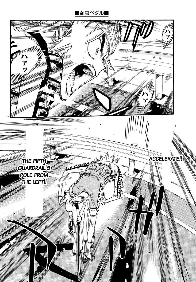 Yowamushi Pedal Chapter 623 page 14