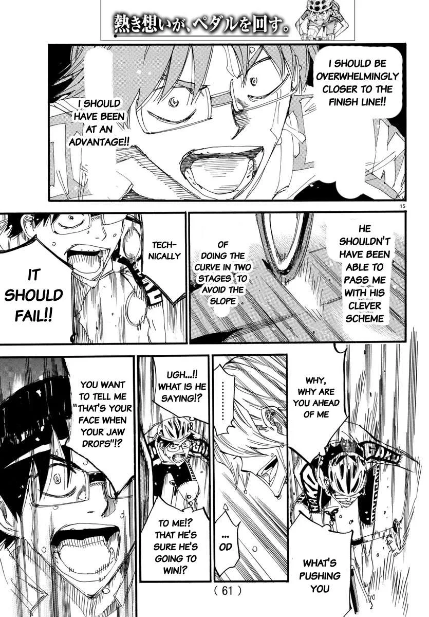 Yowamushi Pedal Chapter 624 page 15