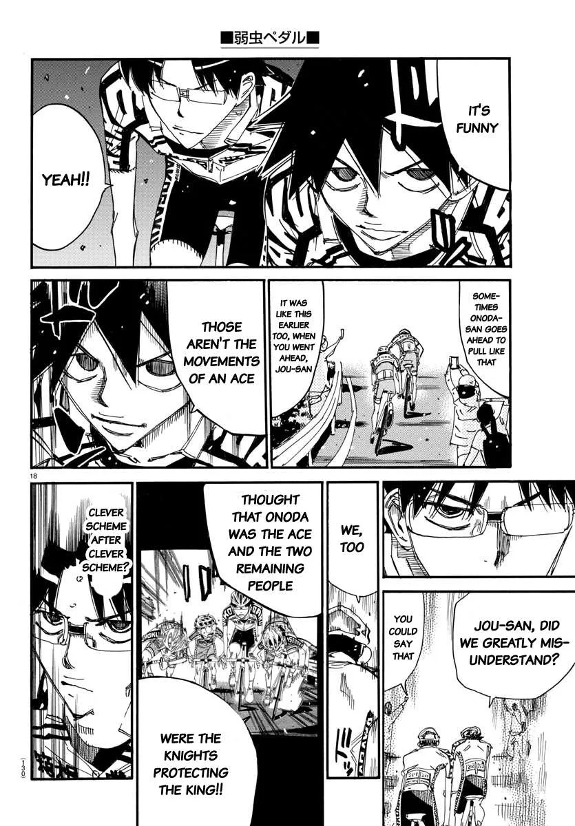 Yowamushi Pedal Chapter 625 page 18