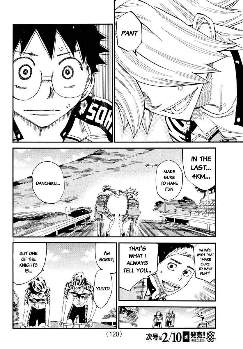 Yowamushi Pedal Chapter 625 page 8