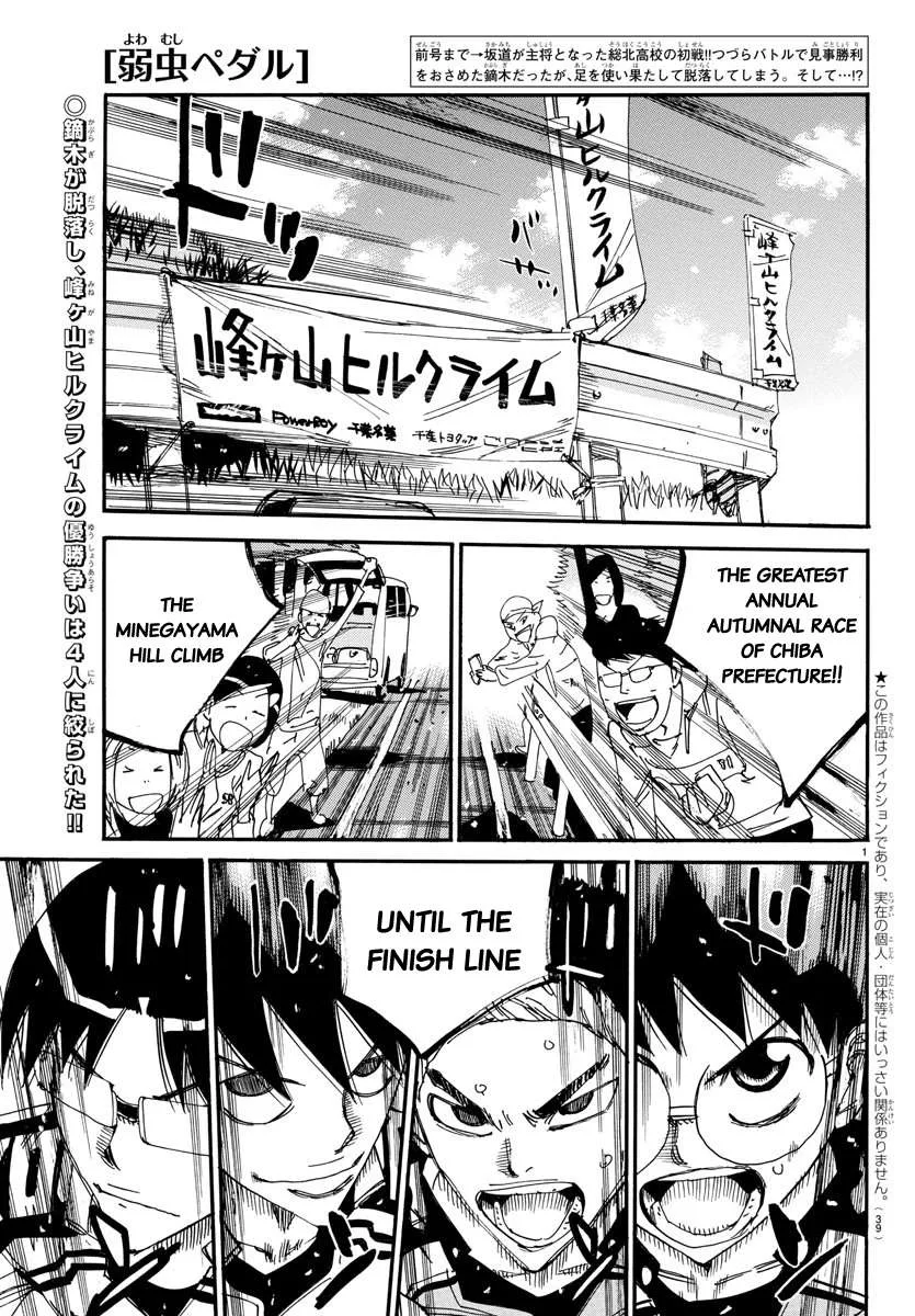 Yowamushi Pedal Chapter 626 page 1