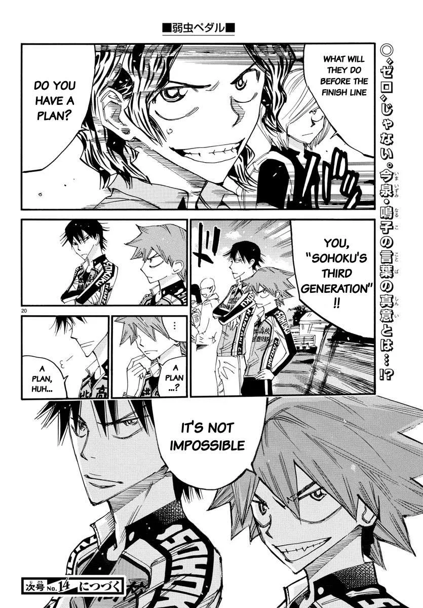 Yowamushi Pedal Chapter 628 page 20