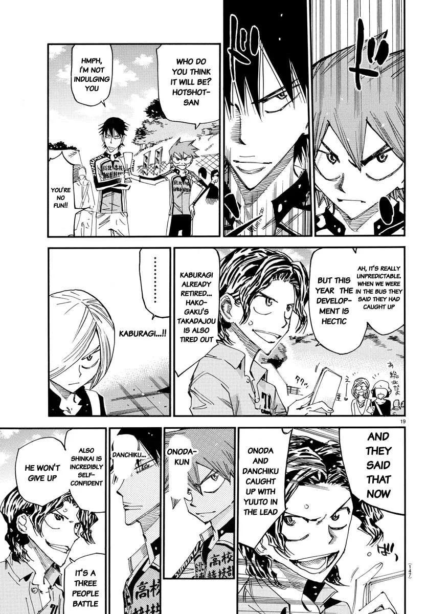 Yowamushi Pedal Chapter 628 page 19
