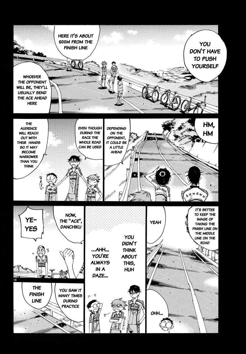 Yowamushi Pedal Chapter 629 page 18