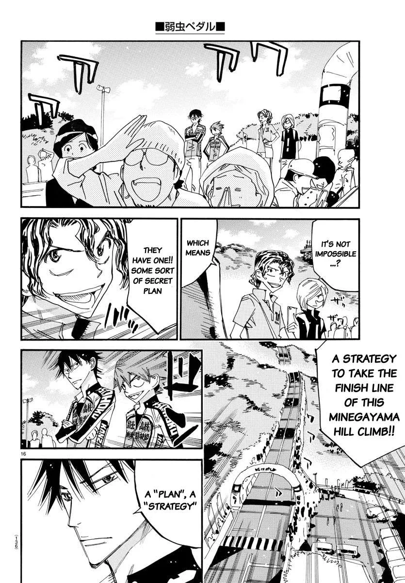 Yowamushi Pedal Chapter 629 page 16
