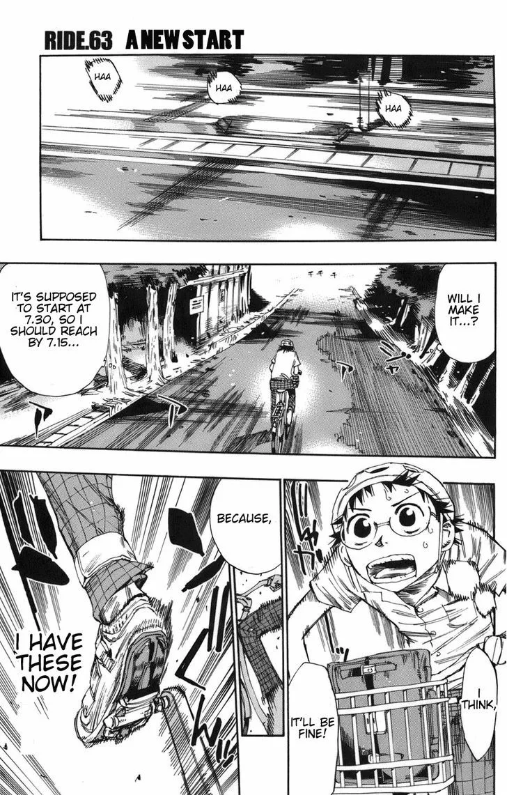 Yowamushi Pedal Chapter 63 page 1