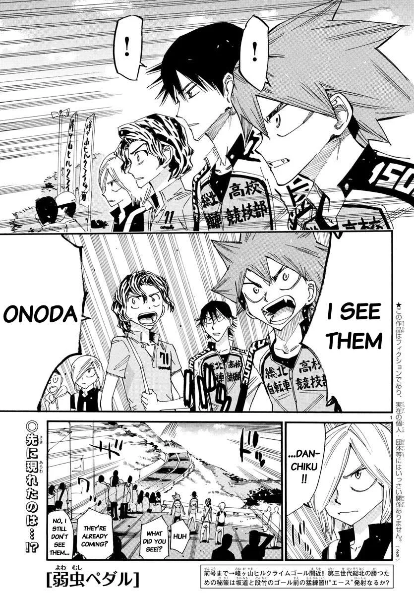 Yowamushi Pedal Chapter 630 page 1