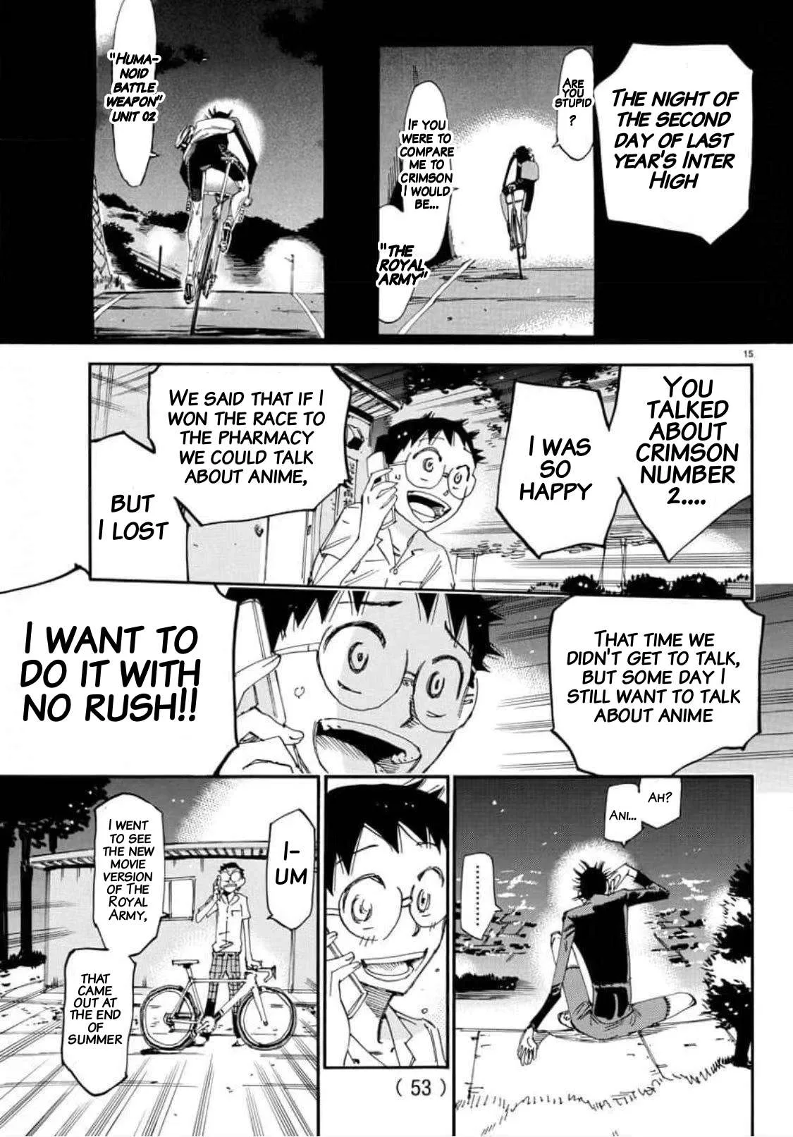 Yowamushi Pedal Chapter 636 page 14