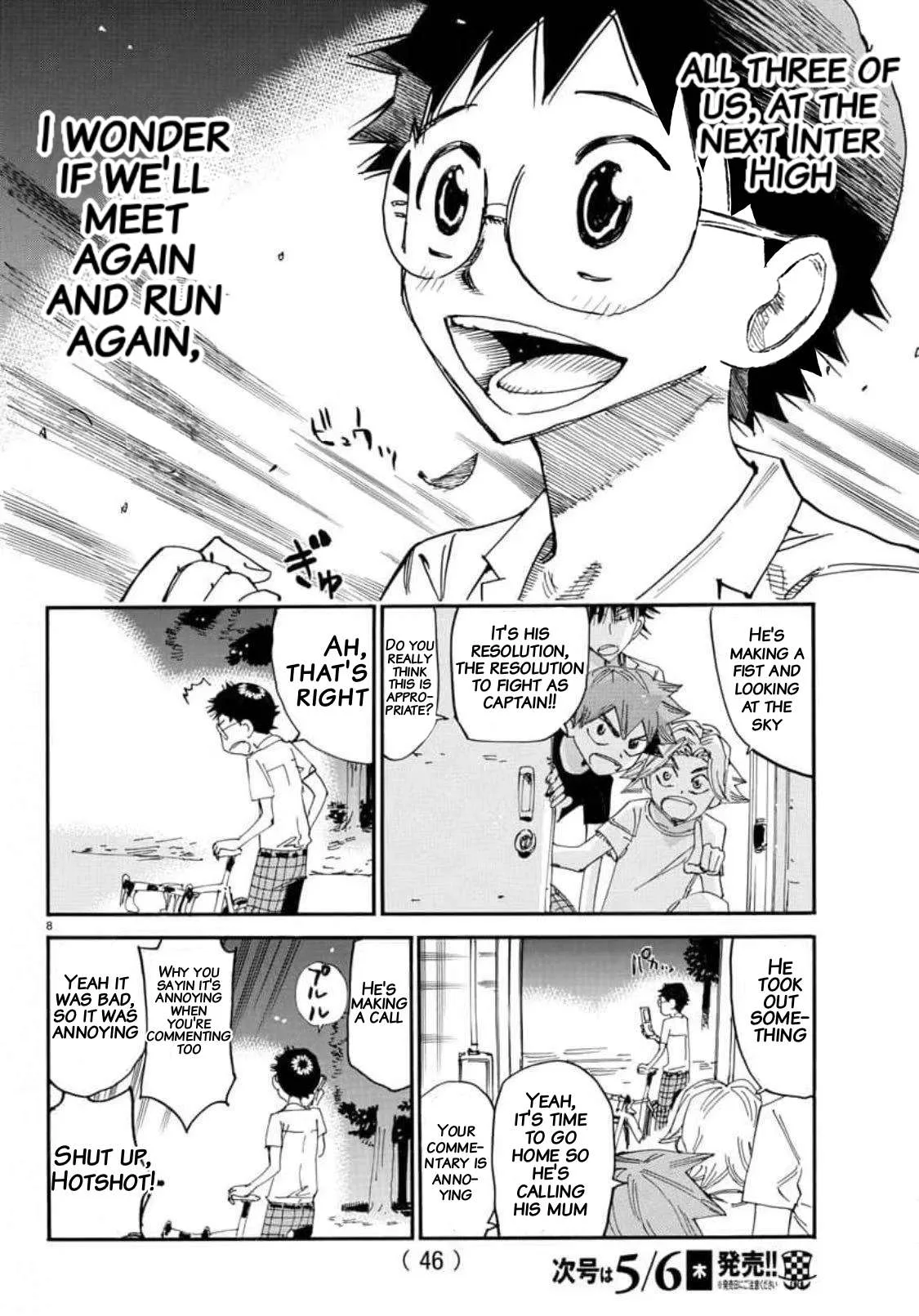 Yowamushi Pedal Chapter 636 page 7