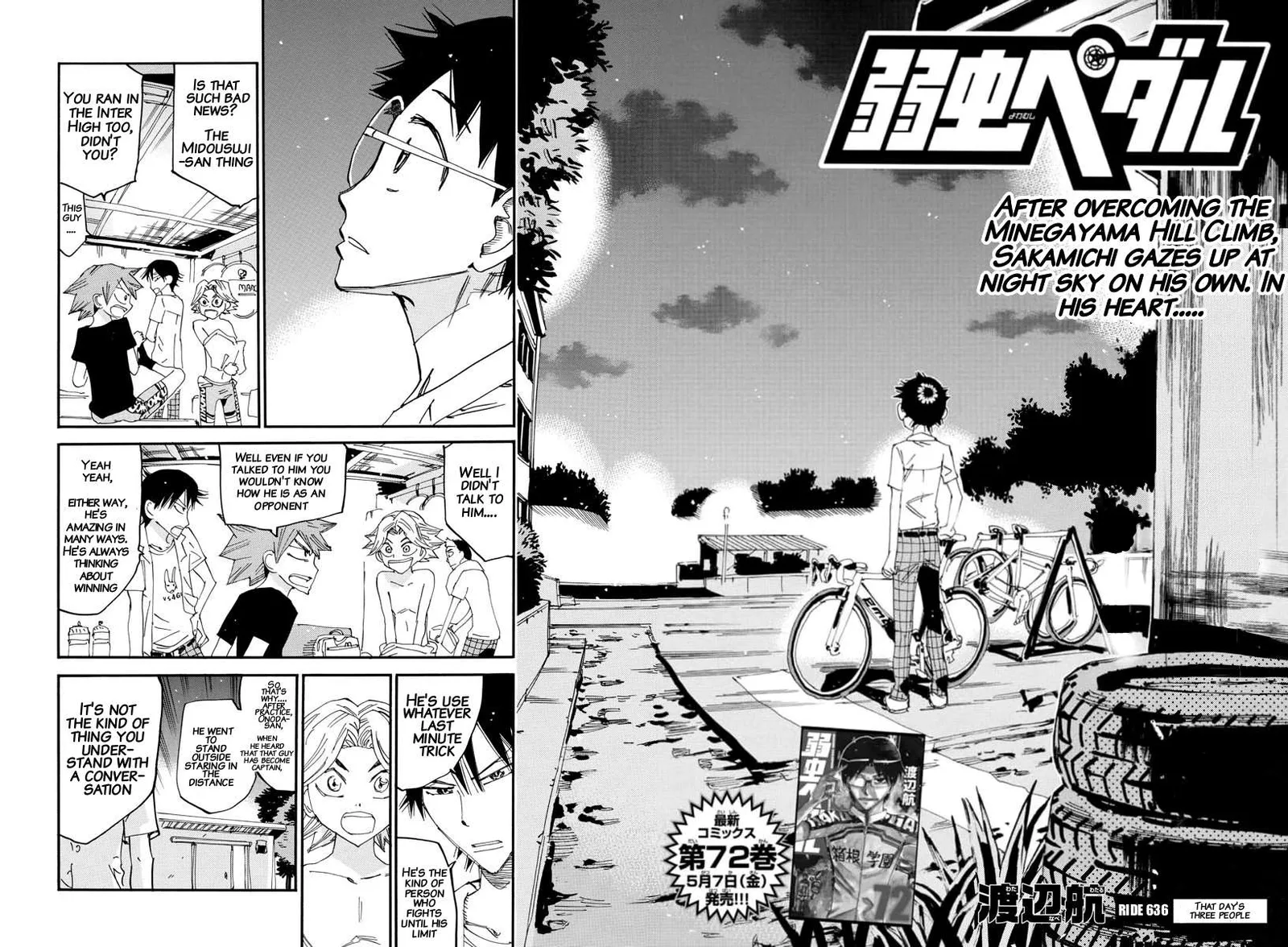 Yowamushi Pedal Chapter 636 page 4