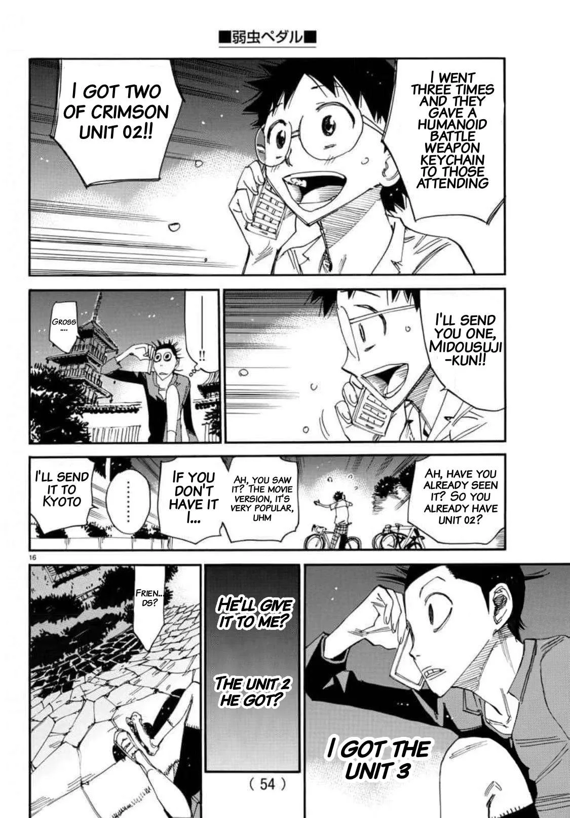 Yowamushi Pedal Chapter 636 page 15
