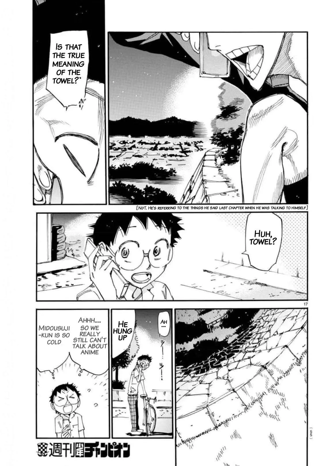 Yowamushi Pedal Chapter 636 page 16