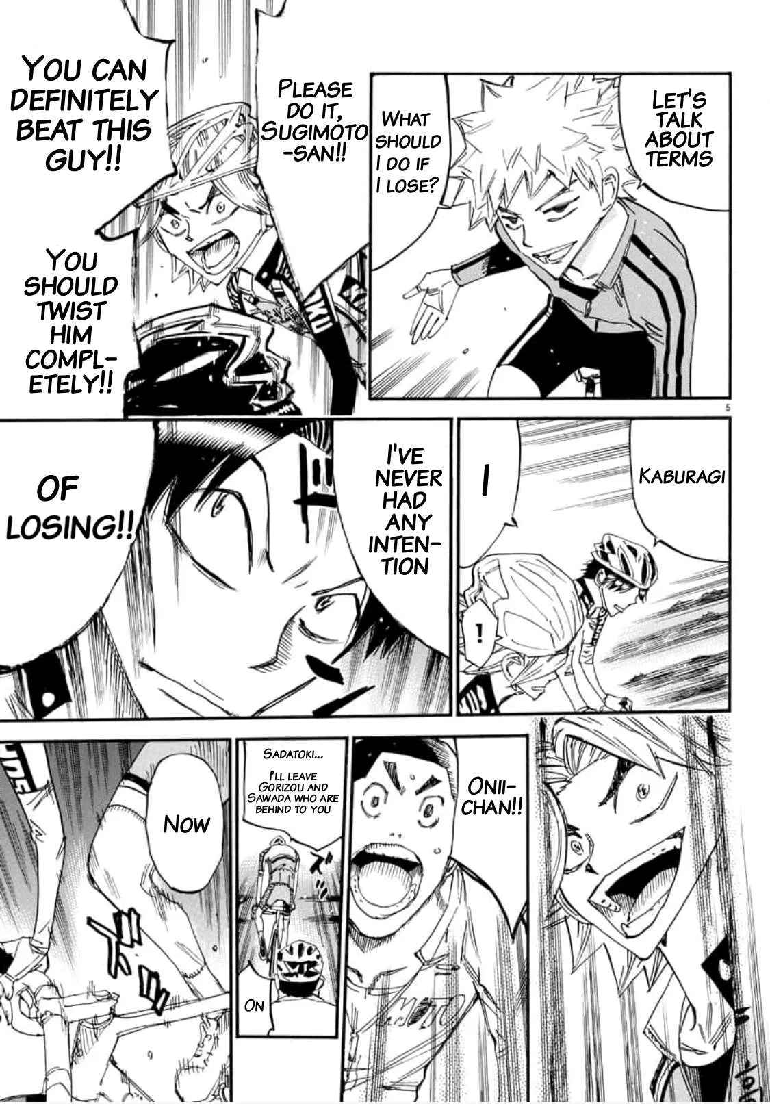 Yowamushi Pedal Chapter 639 page 4