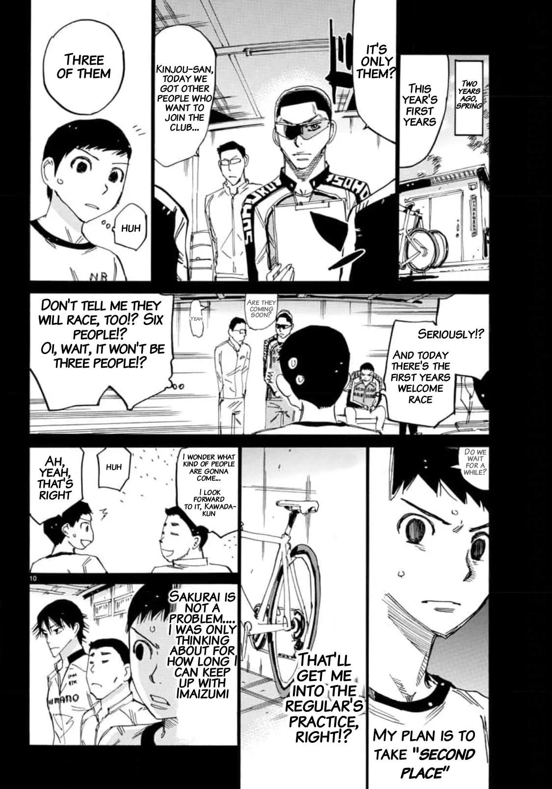 Yowamushi Pedal Chapter 640 page 8