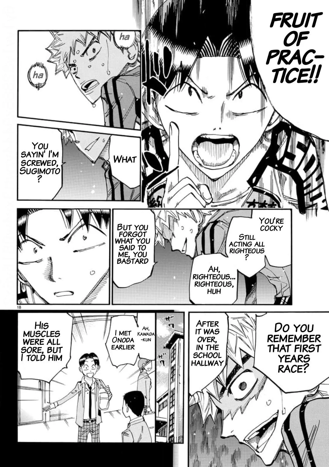 Yowamushi Pedal Chapter 640 page 16