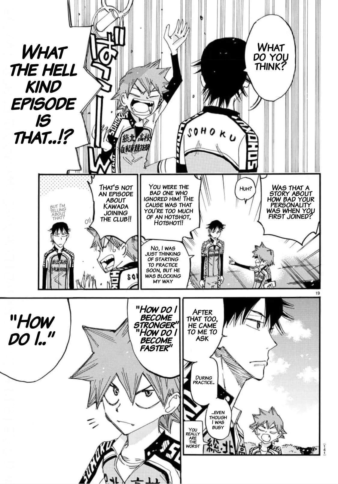 Yowamushi Pedal Chapter 642 page 17