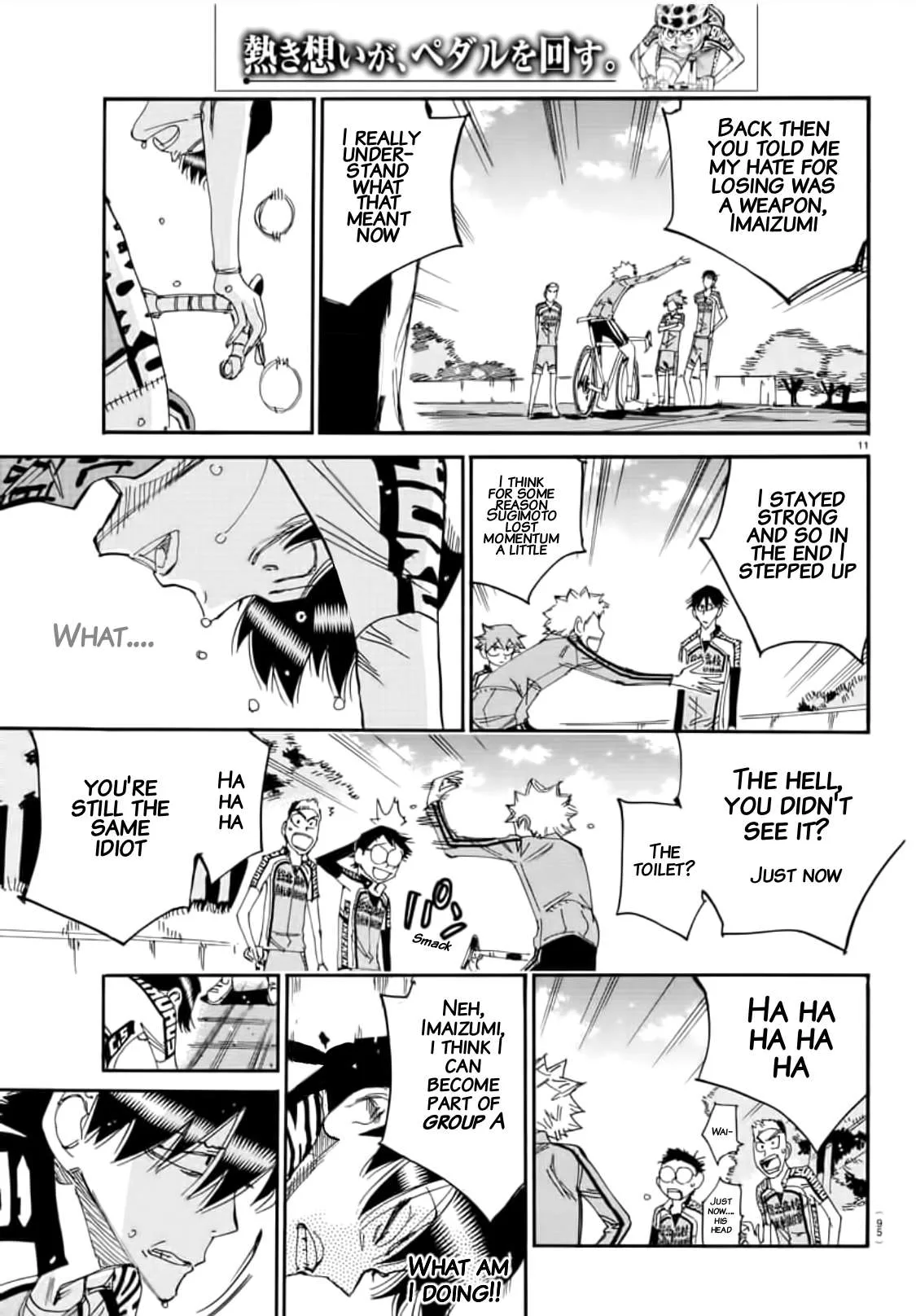 Yowamushi Pedal Chapter 644 page 11