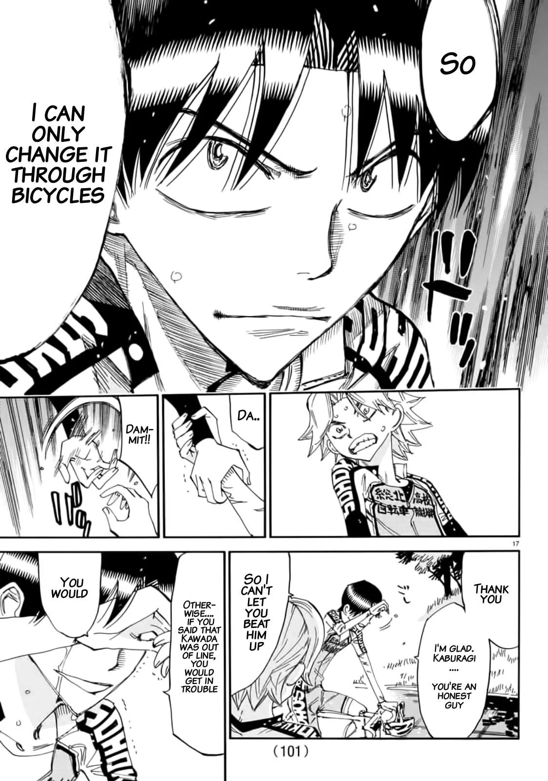 Yowamushi Pedal Chapter 644 page 17
