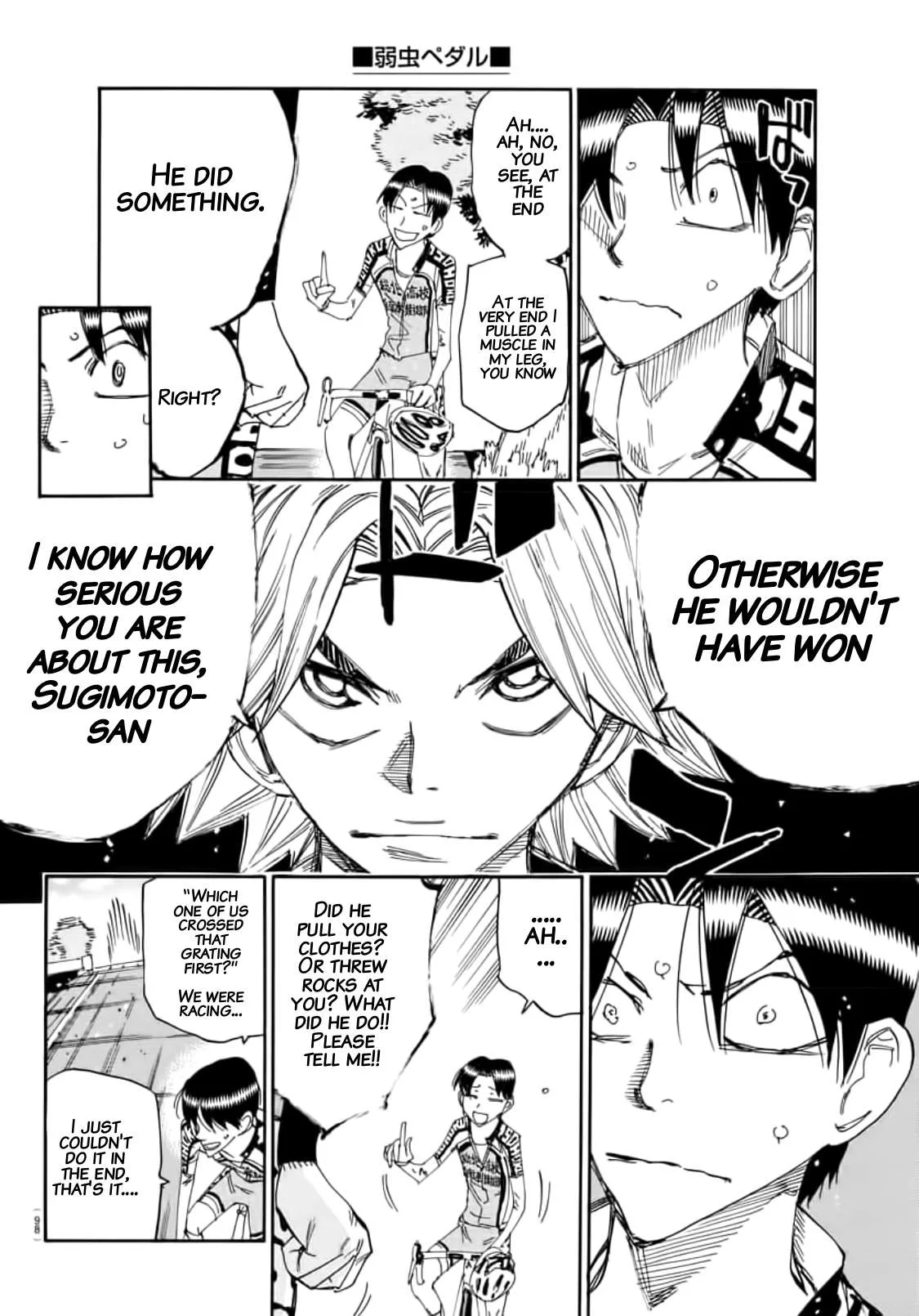 Yowamushi Pedal Chapter 644 page 14