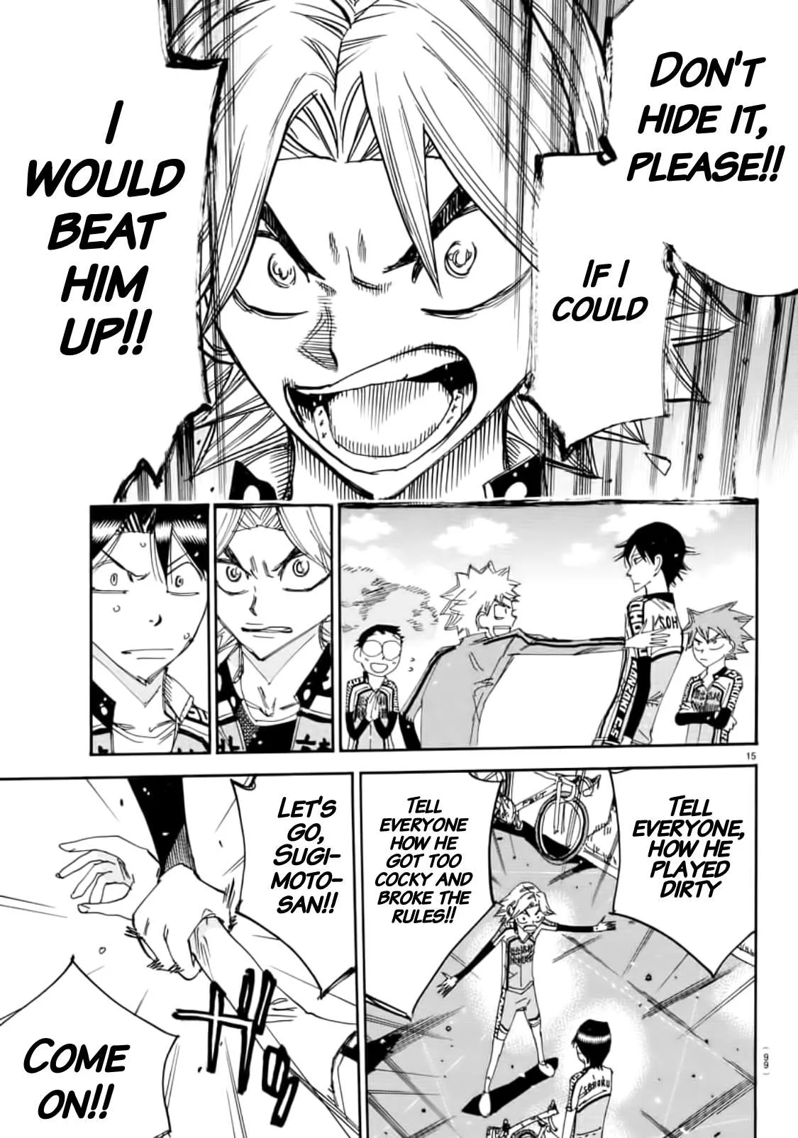 Yowamushi Pedal Chapter 644 page 15