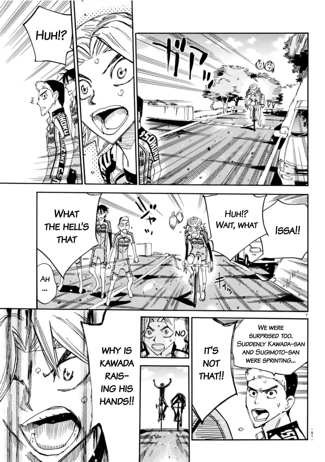 Yowamushi Pedal Chapter 644 page 7