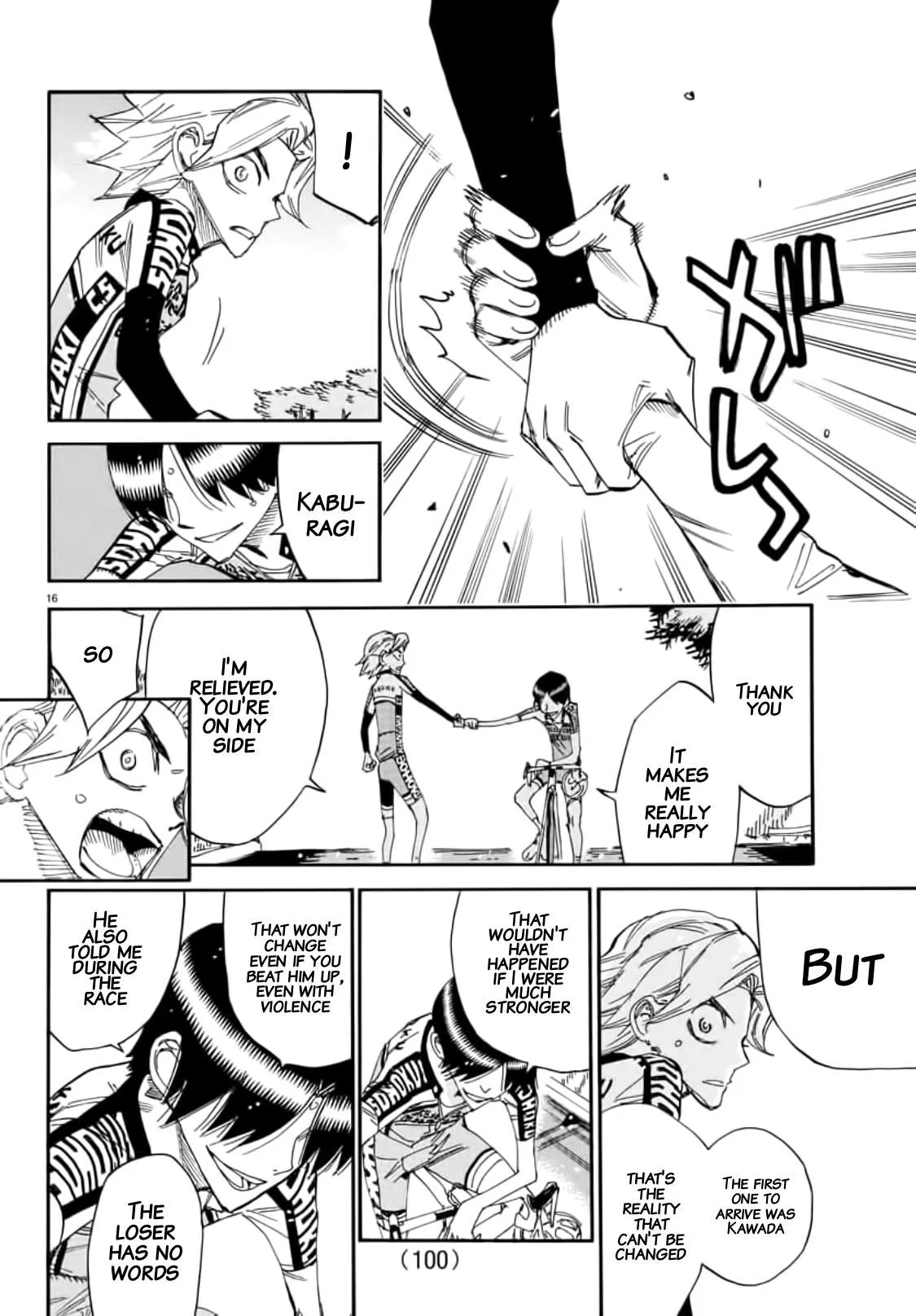Yowamushi Pedal Chapter 644 page 16