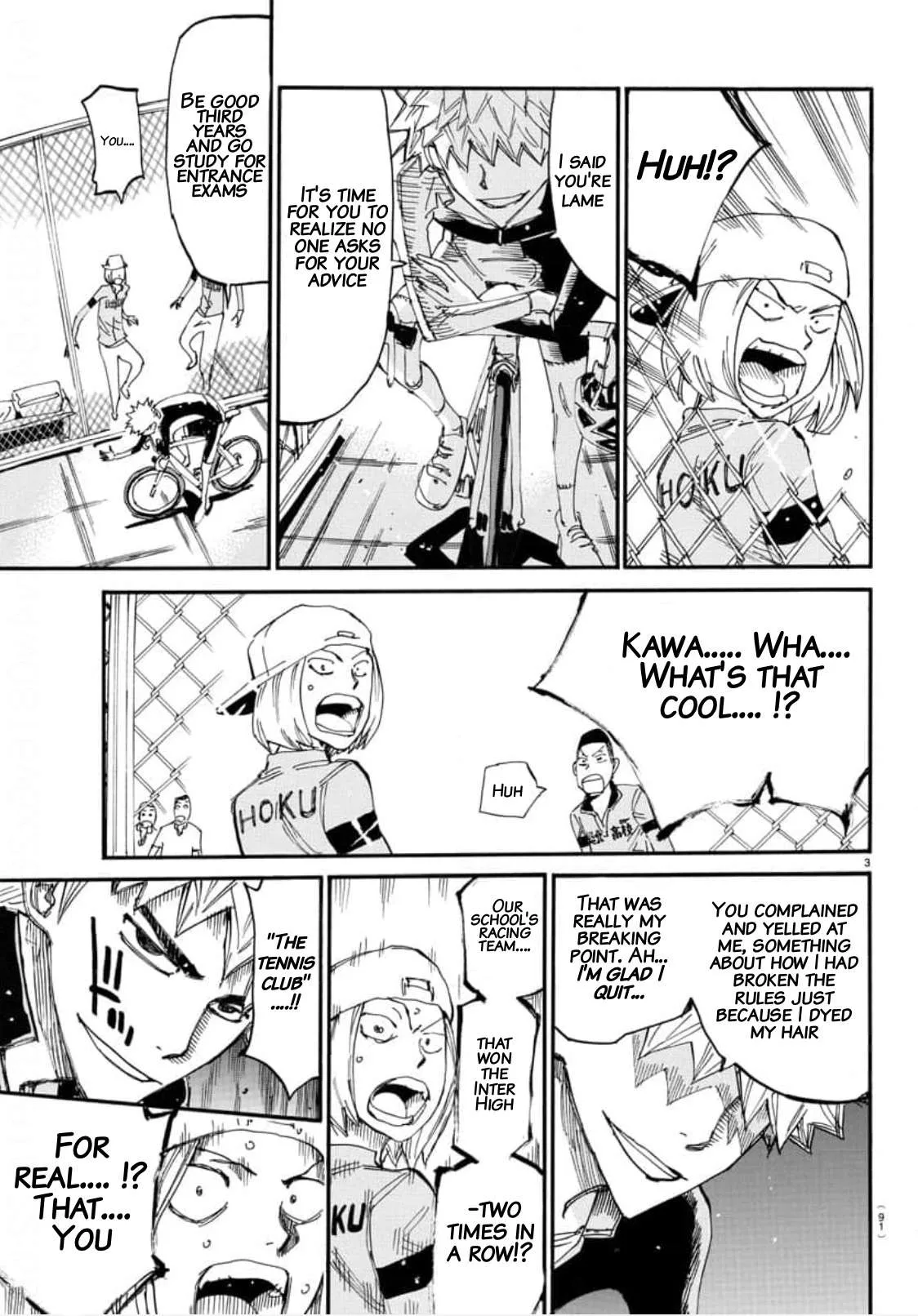 Yowamushi Pedal Chapter 645 page 3