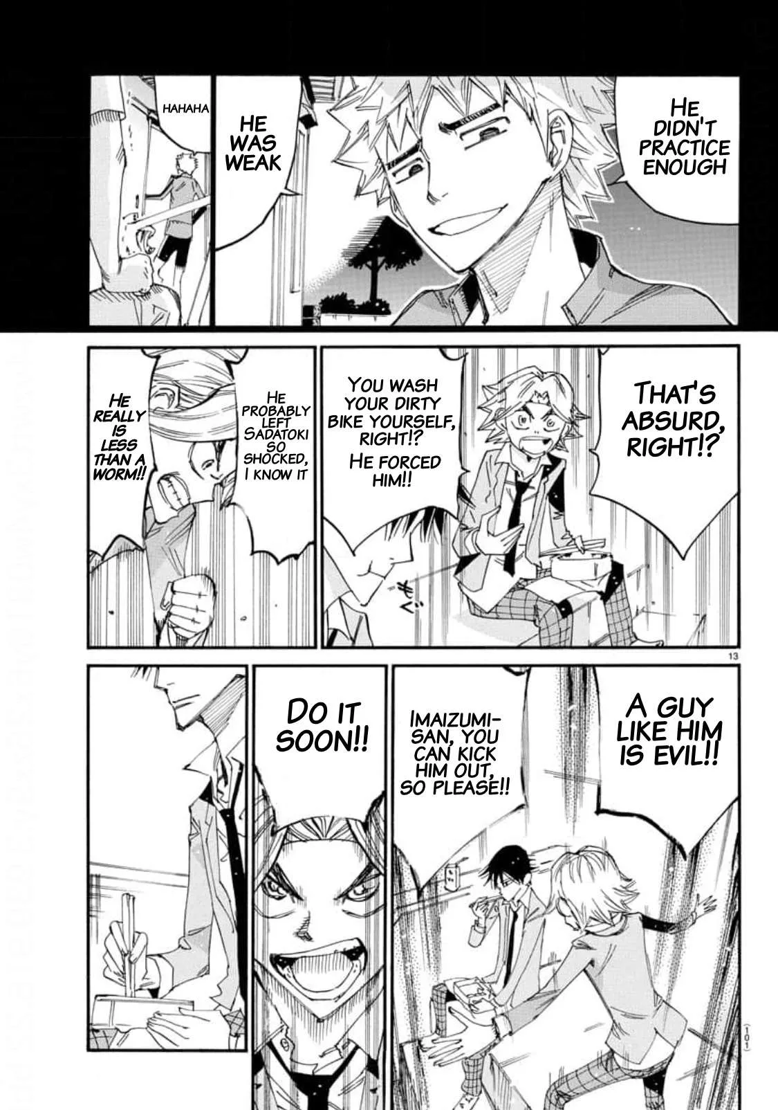 Yowamushi Pedal Chapter 645 page 12