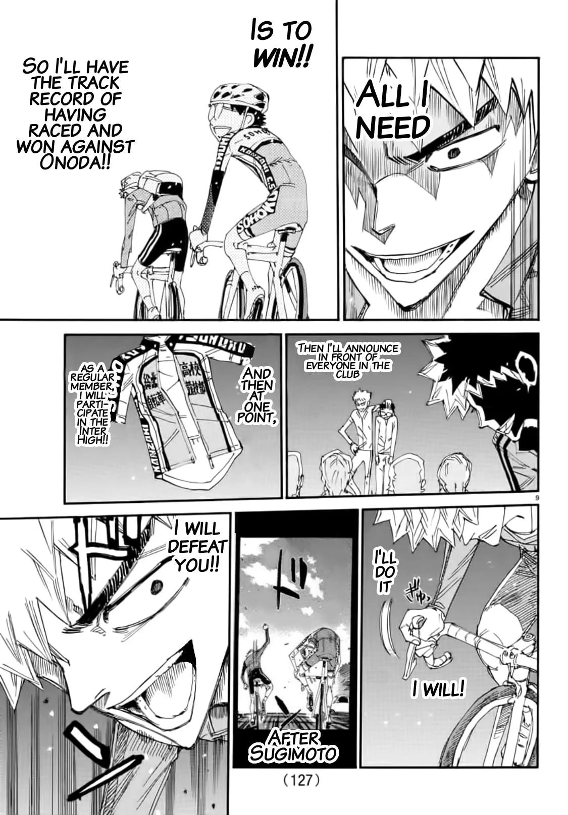Yowamushi Pedal Chapter 646 page 8