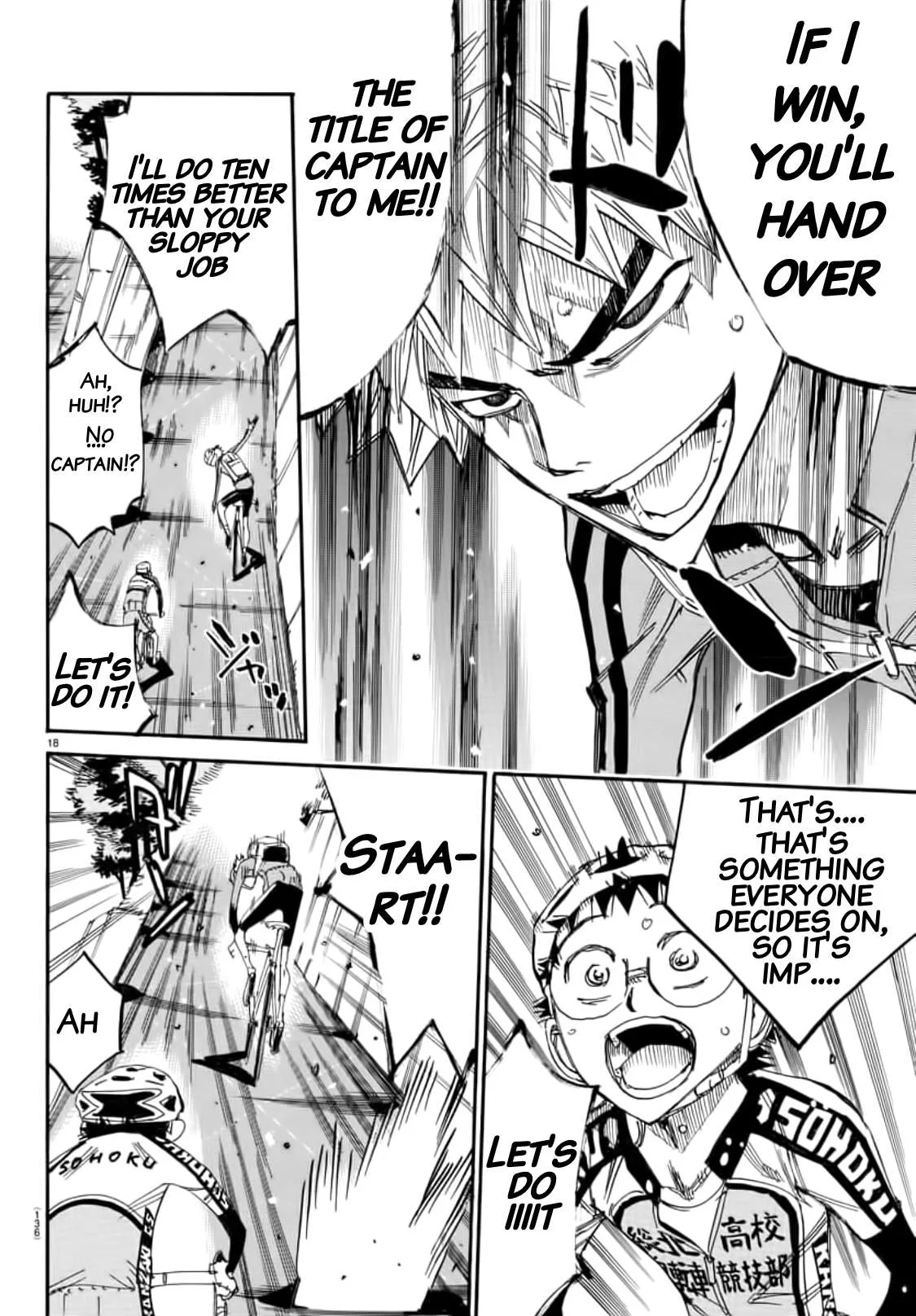 Yowamushi Pedal Chapter 646 page 16