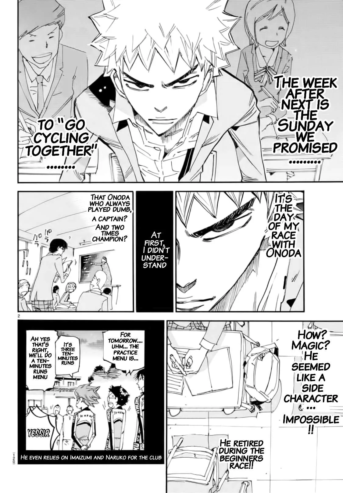 Yowamushi Pedal Chapter 646 page 3