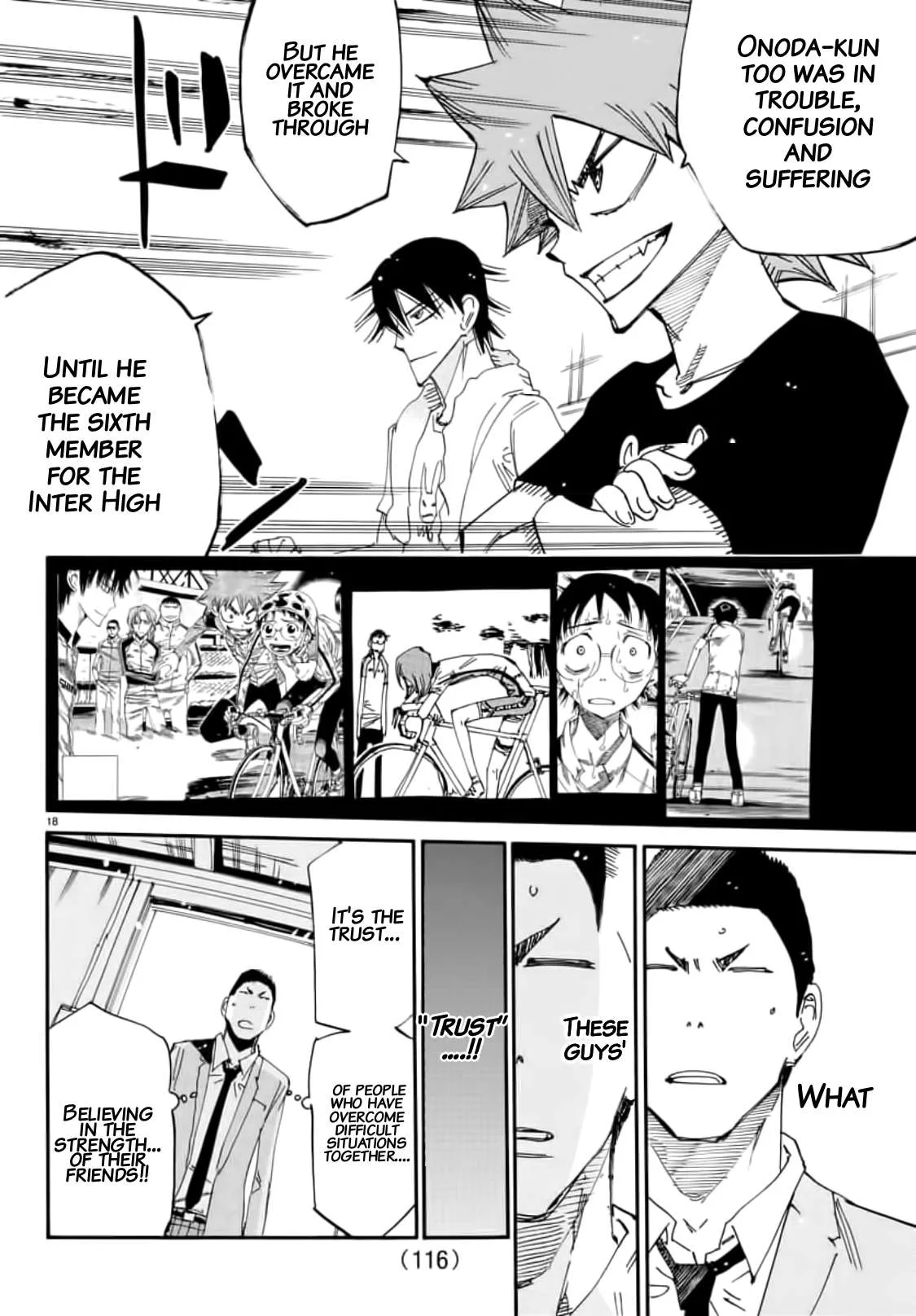 Yowamushi Pedal Chapter 648 page 17