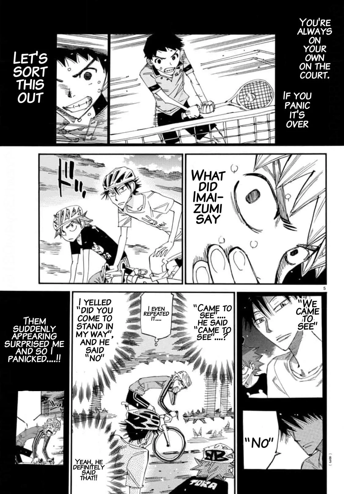 Yowamushi Pedal Chapter 651 page 4