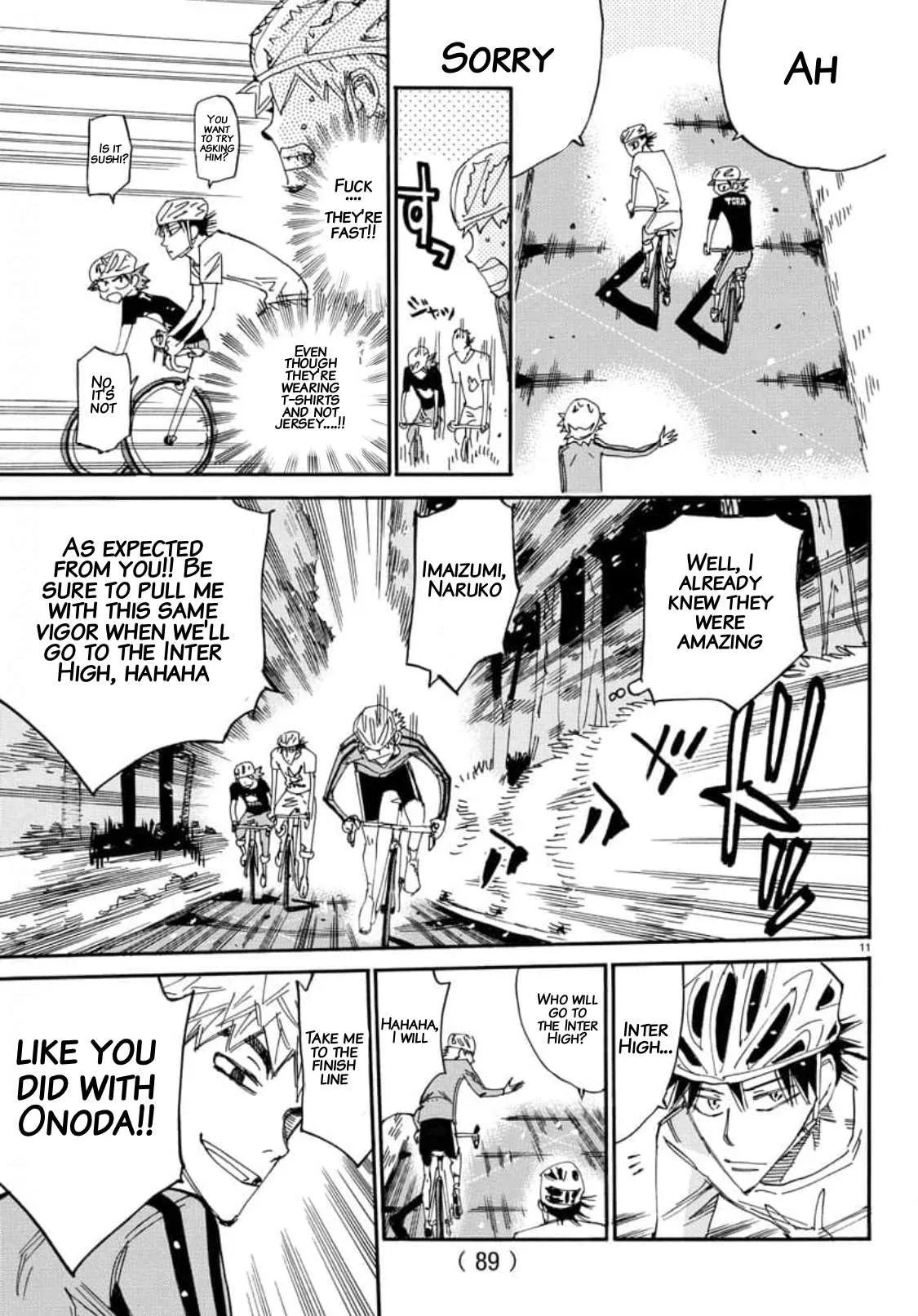 Yowamushi Pedal Chapter 651 page 10