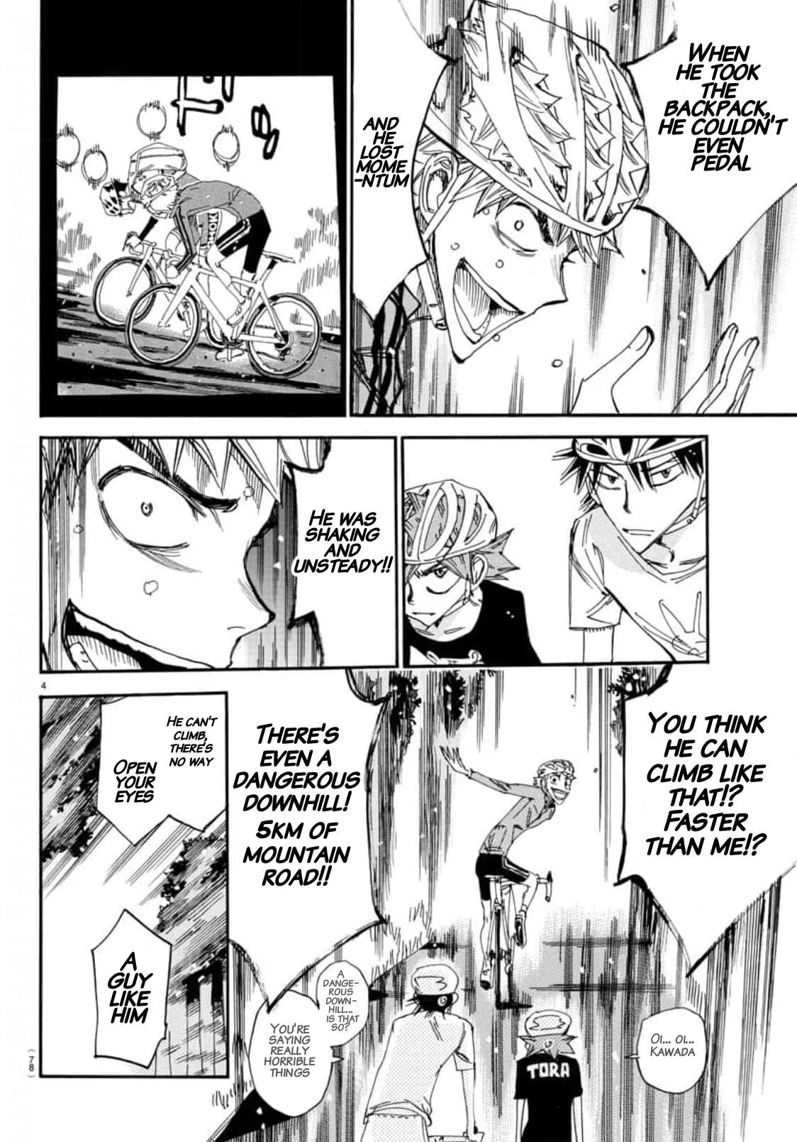 Yowamushi Pedal Chapter 652 page 4