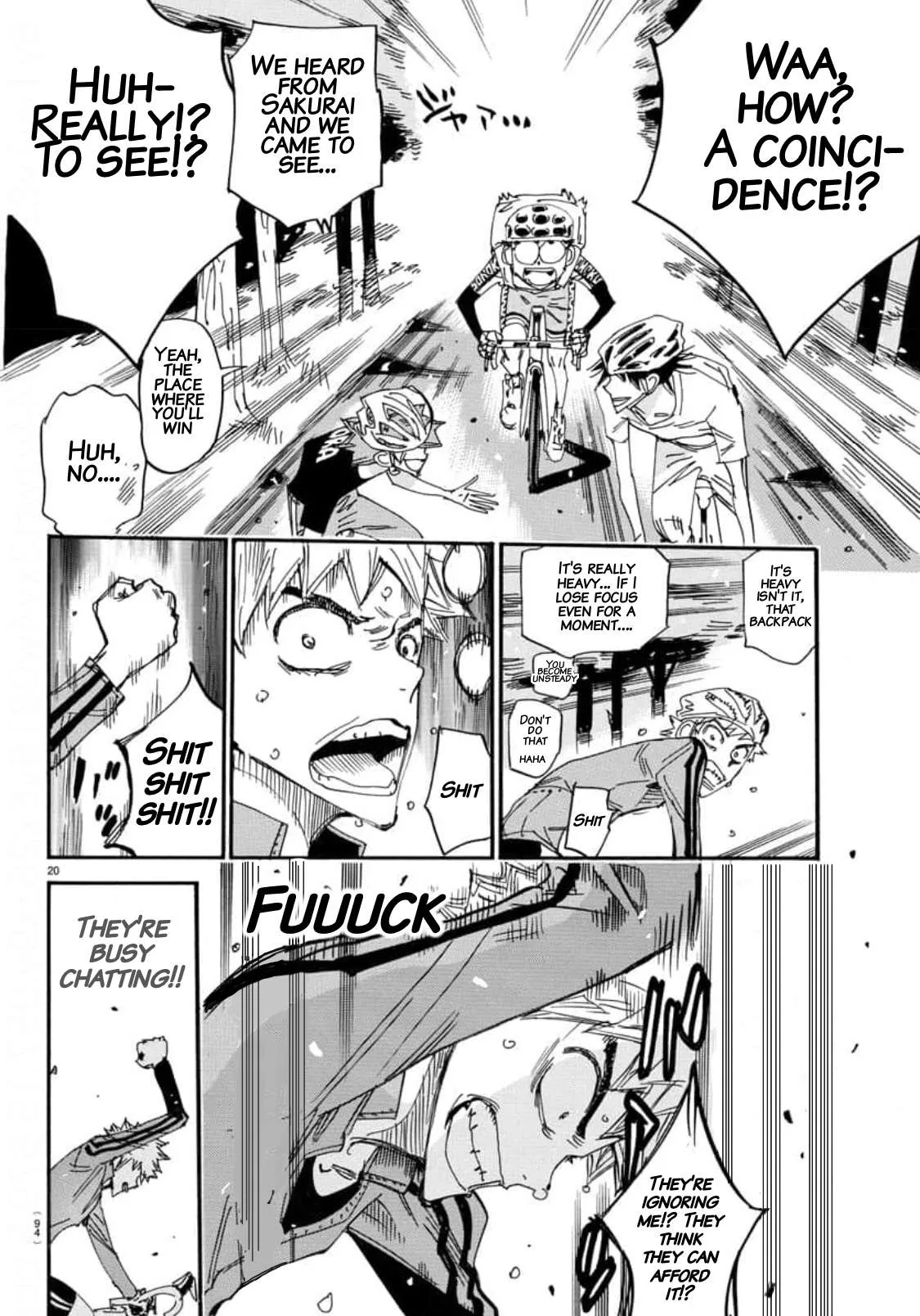 Yowamushi Pedal Chapter 652 page 18