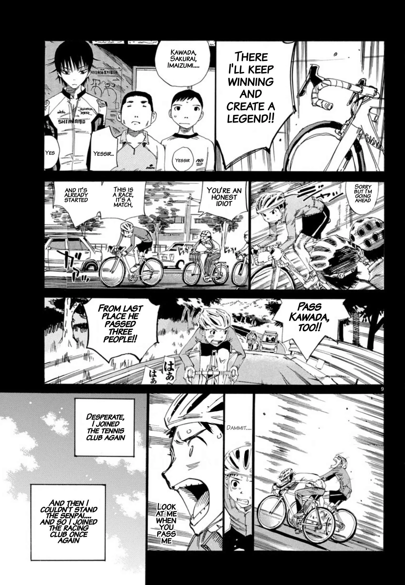 Yowamushi Pedal Chapter 654 page 8