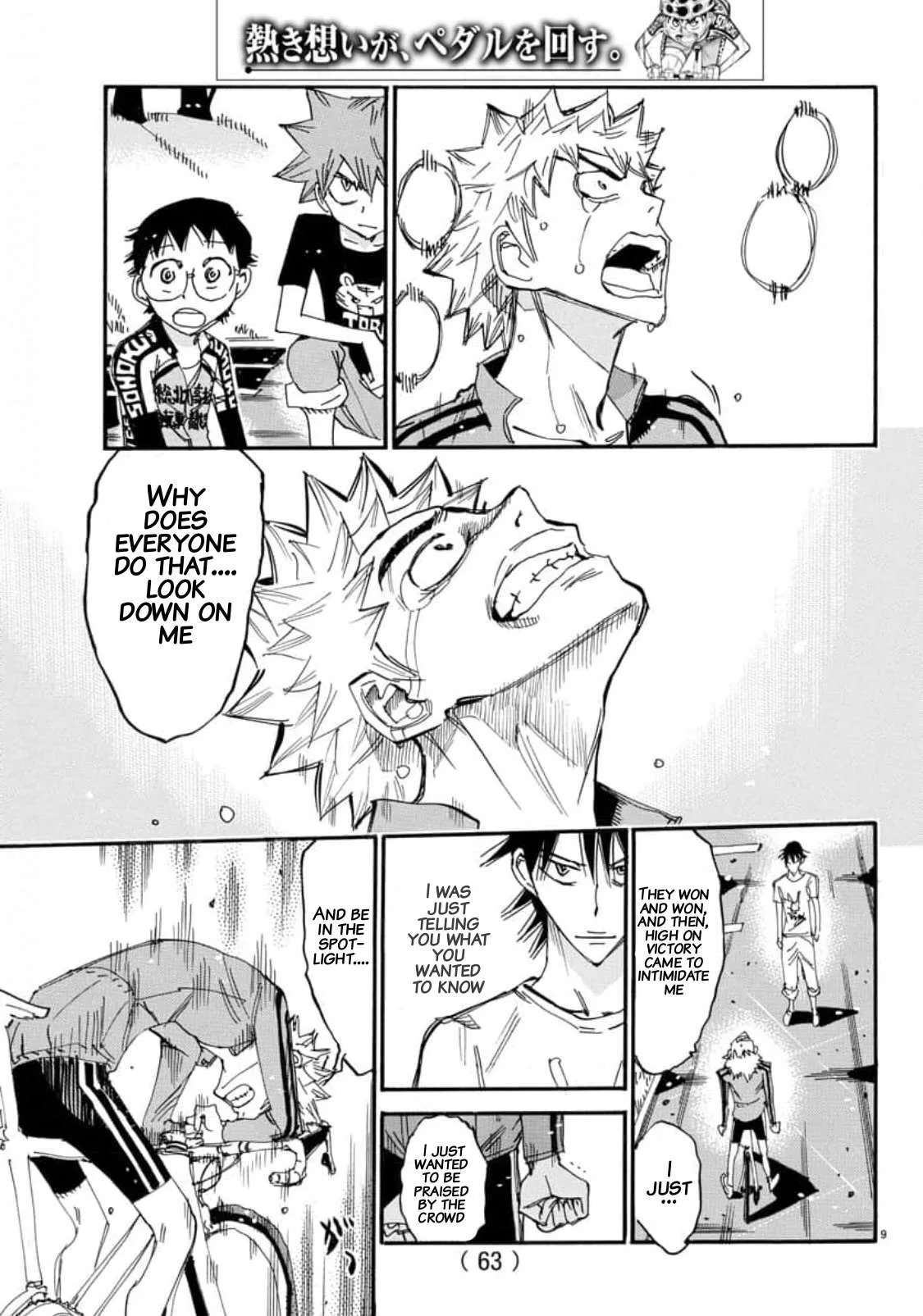 Yowamushi Pedal Chapter 655 page 8