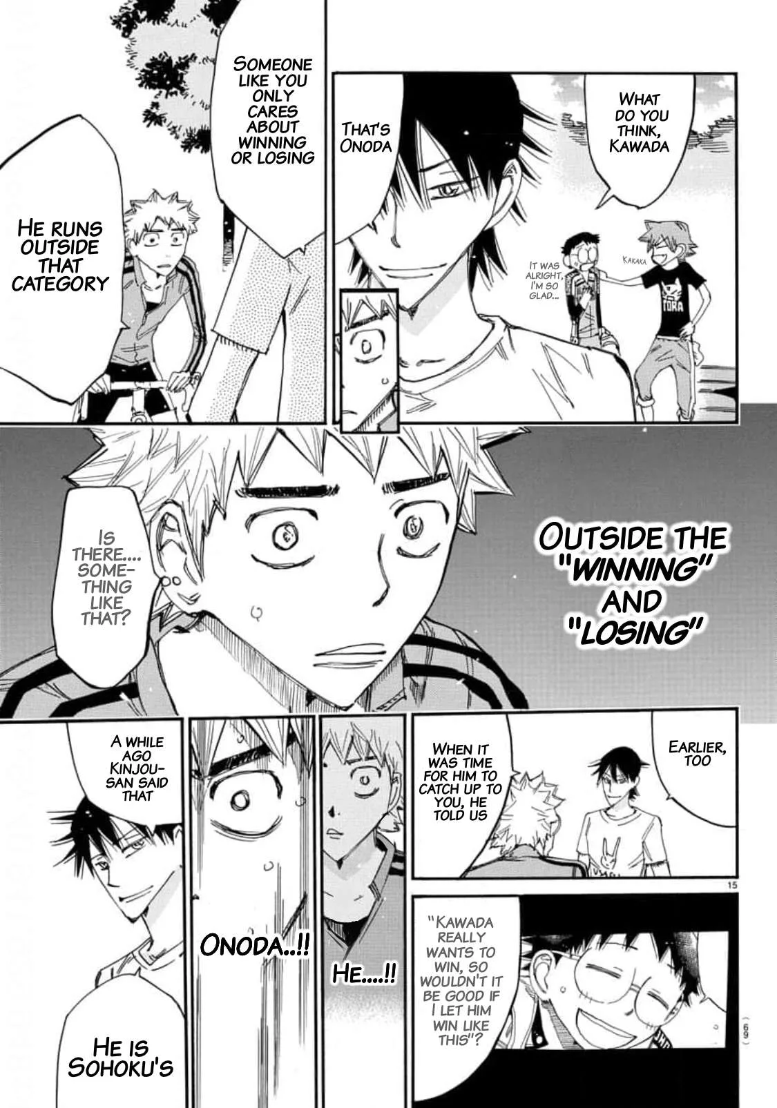 Yowamushi Pedal Chapter 655 page 13