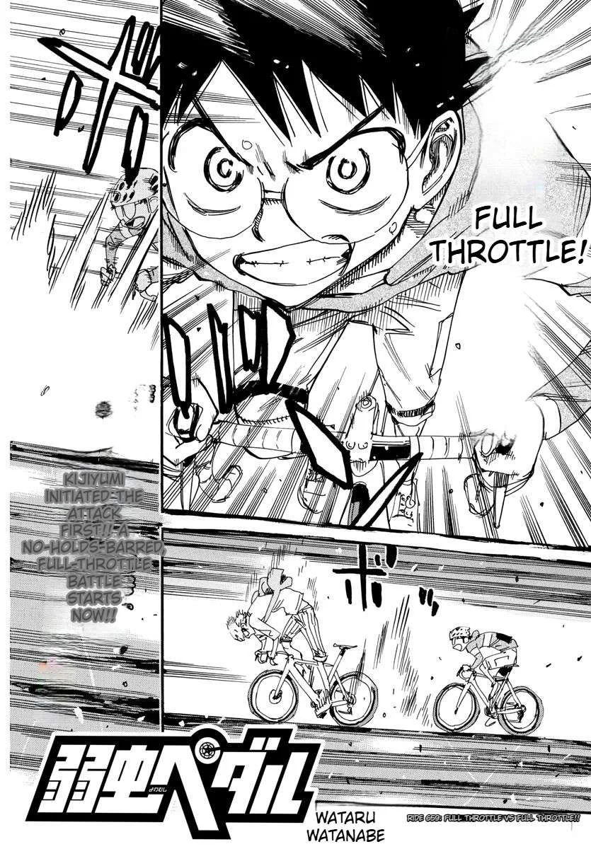 Yowamushi Pedal Chapter 659 page 2