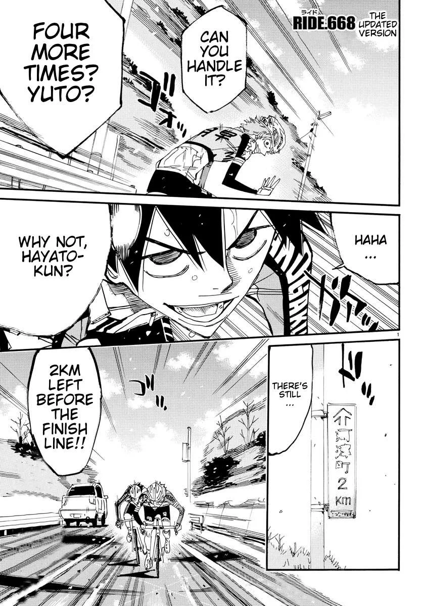 Yowamushi Pedal Chapter 668 page 1