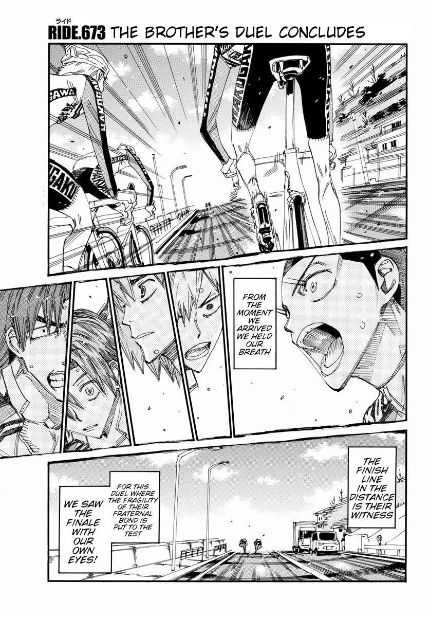 Yowamushi Pedal Chapter 673 page 1