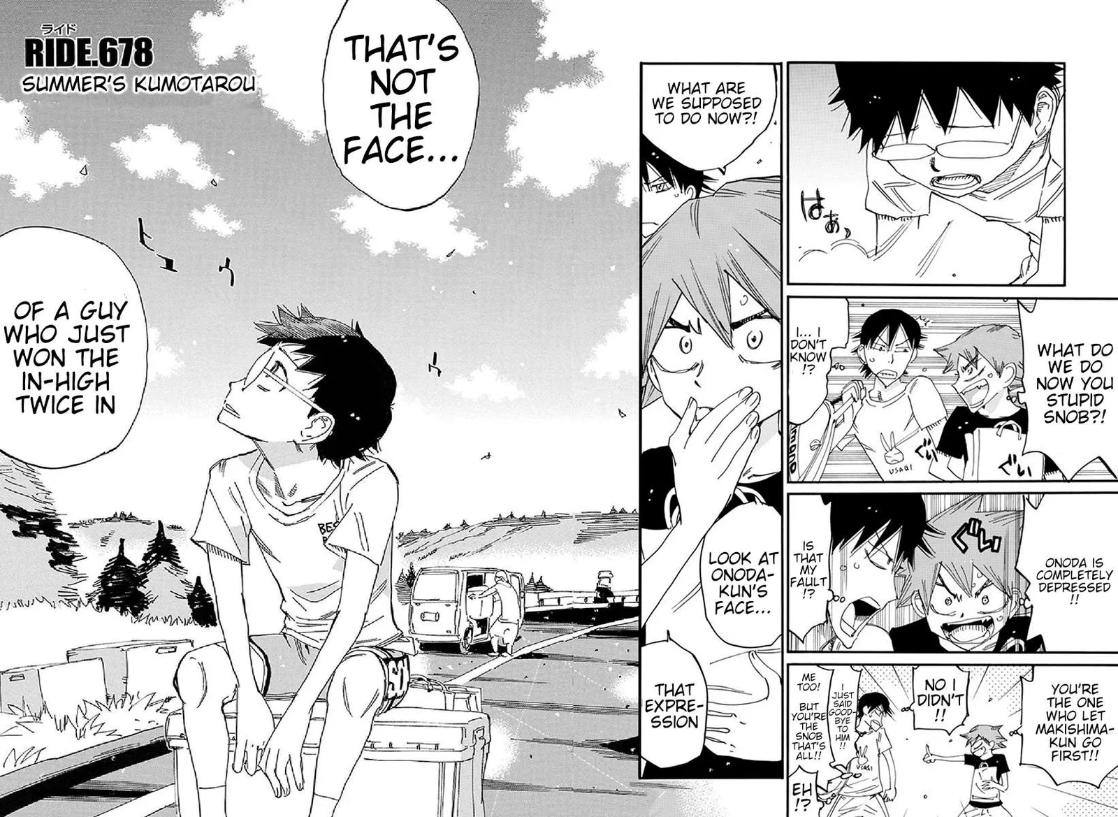 Yowamushi Pedal Chapter 678 page 2