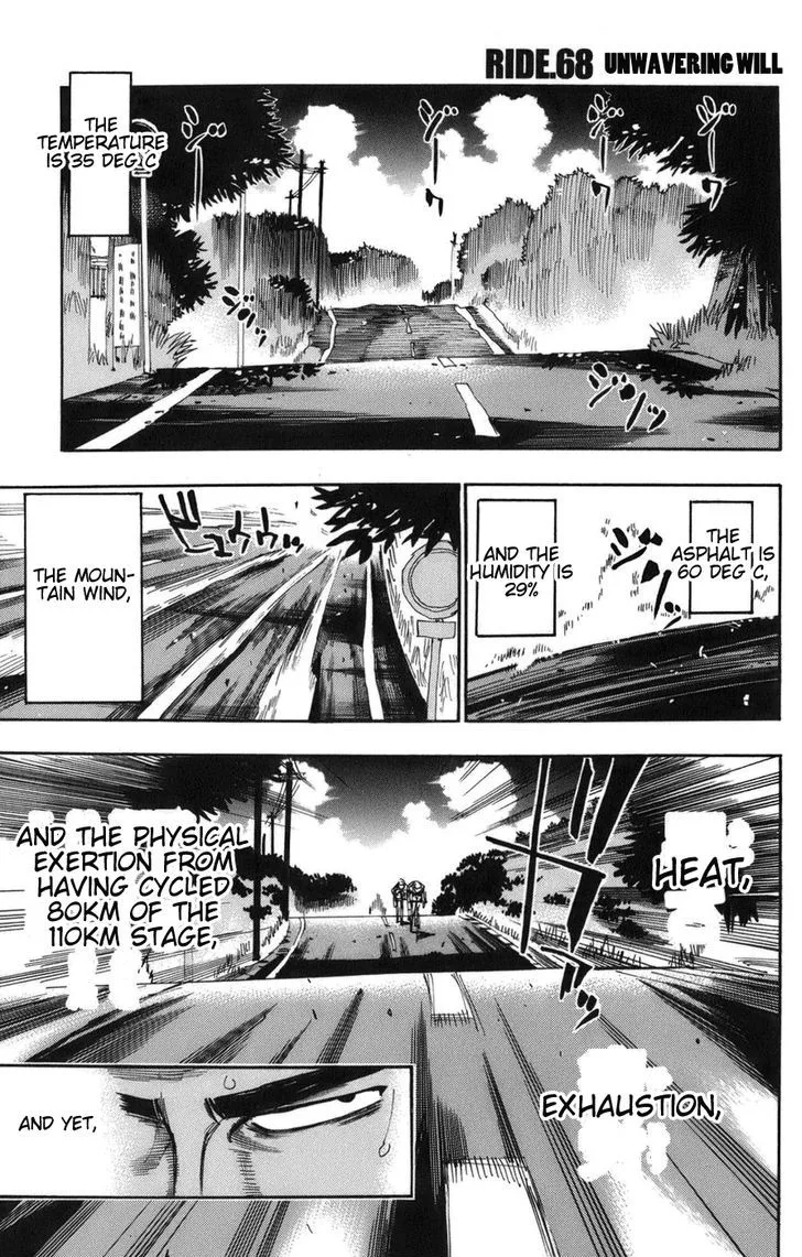 Yowamushi Pedal Chapter 68 page 1