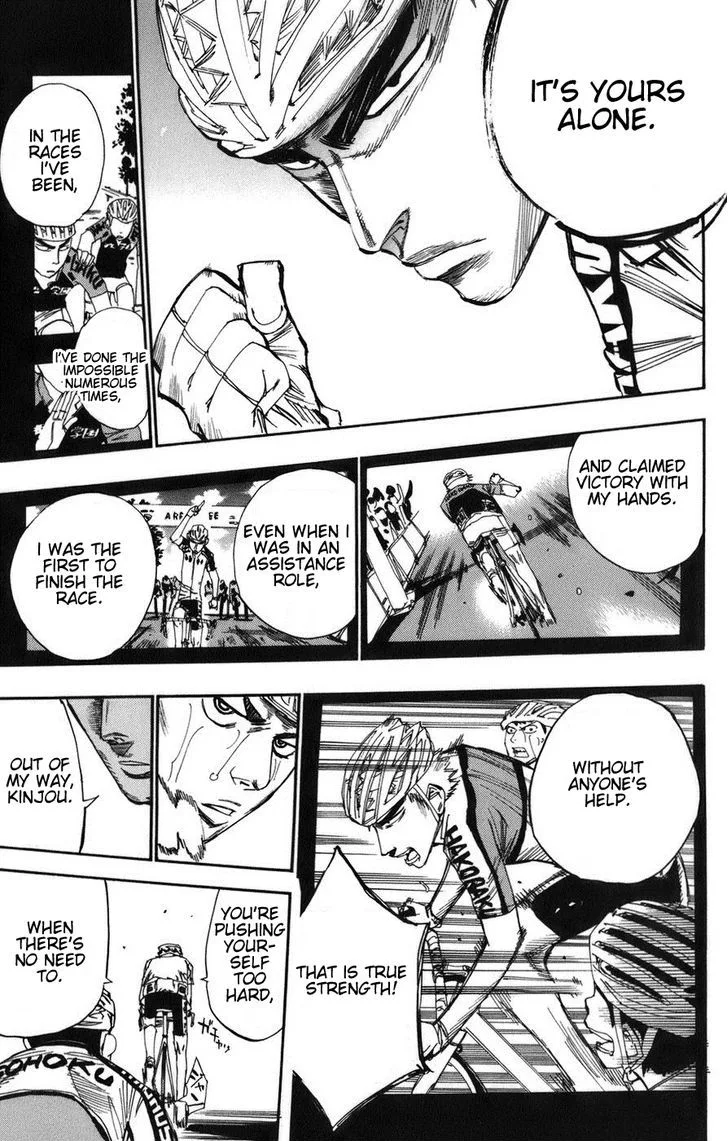Yowamushi Pedal Chapter 68 page 15