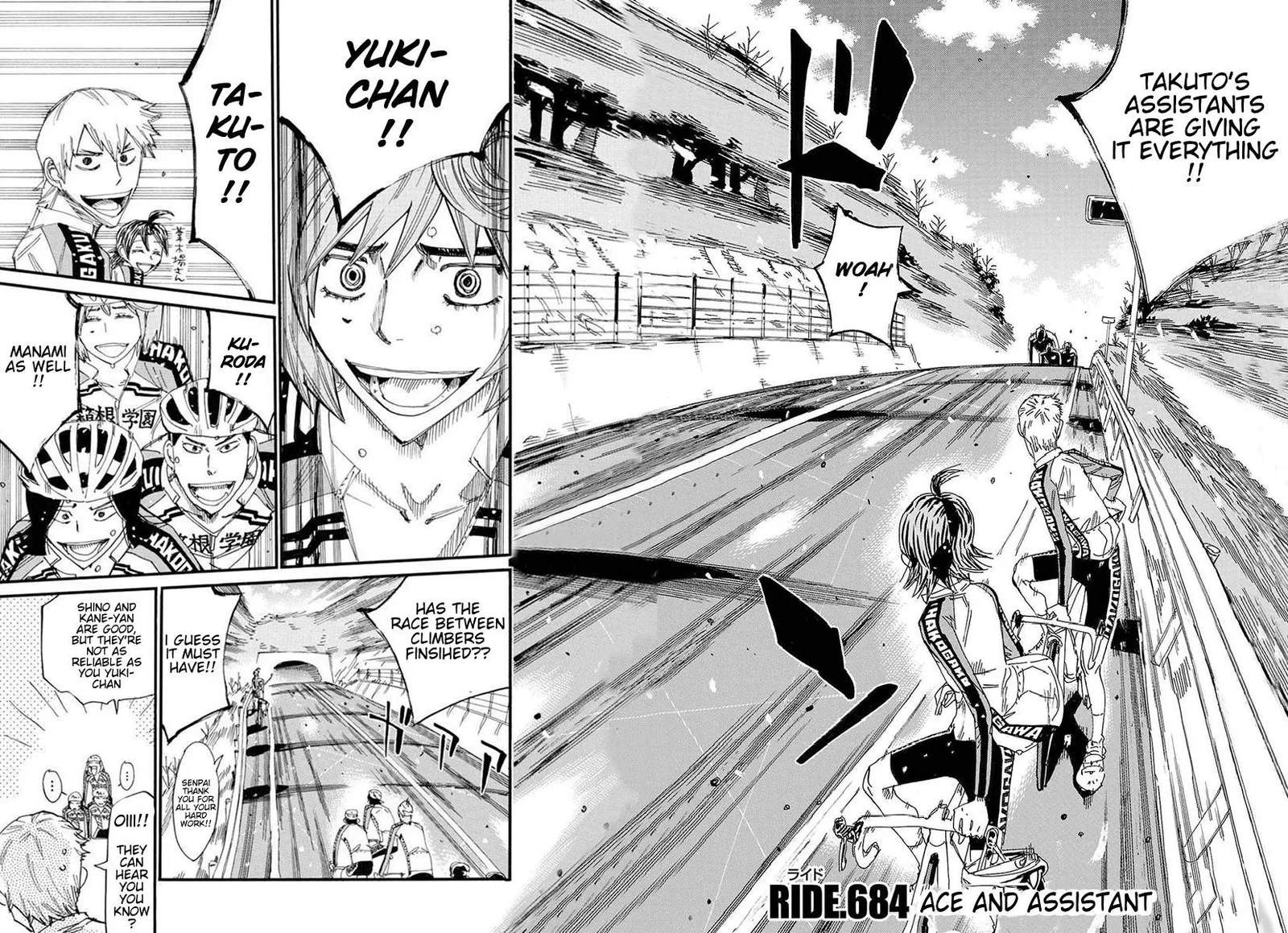 Yowamushi Pedal Chapter 684 page 2