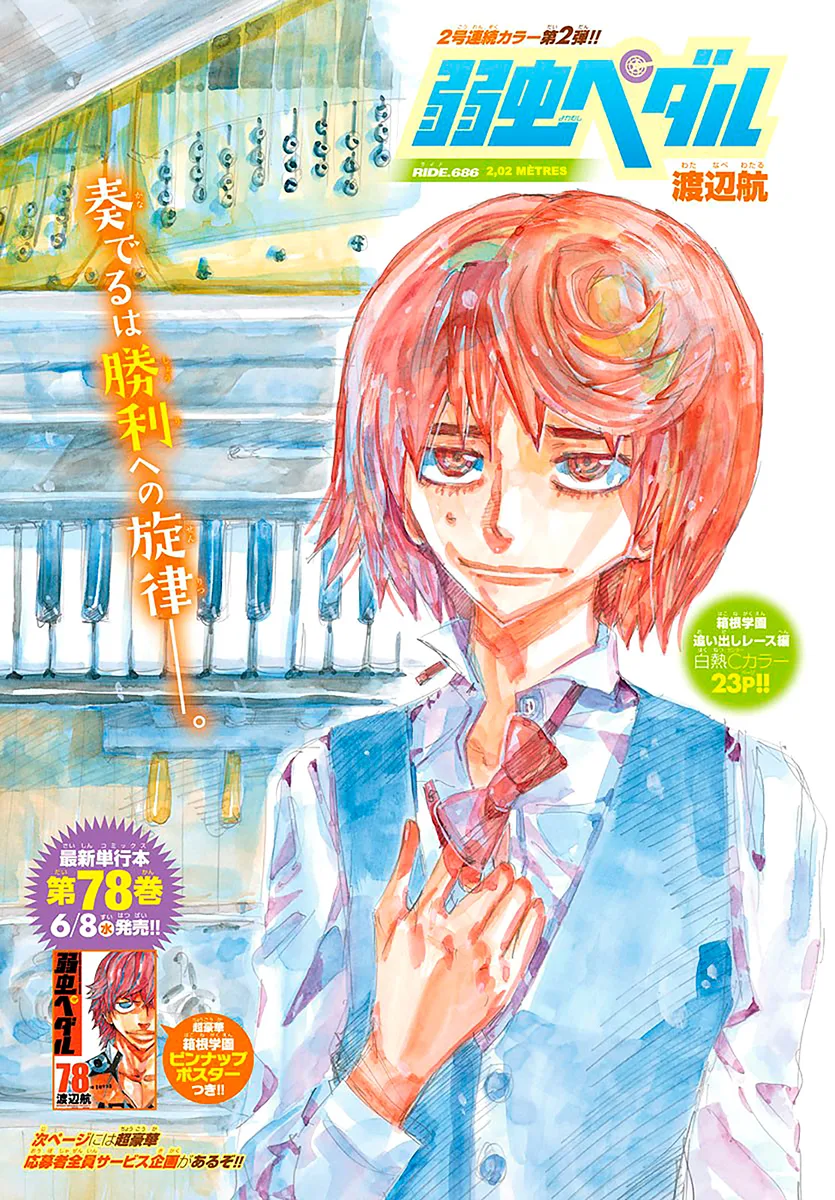Yowamushi Pedal Chapter 686 page 2